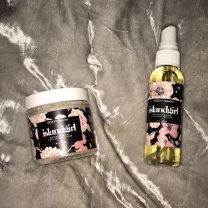 Island Girl body scrub and oil set